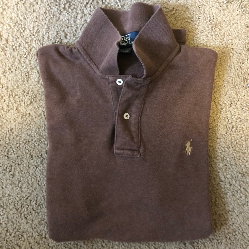 Polo Ralph Lauren Brown Polo Size M